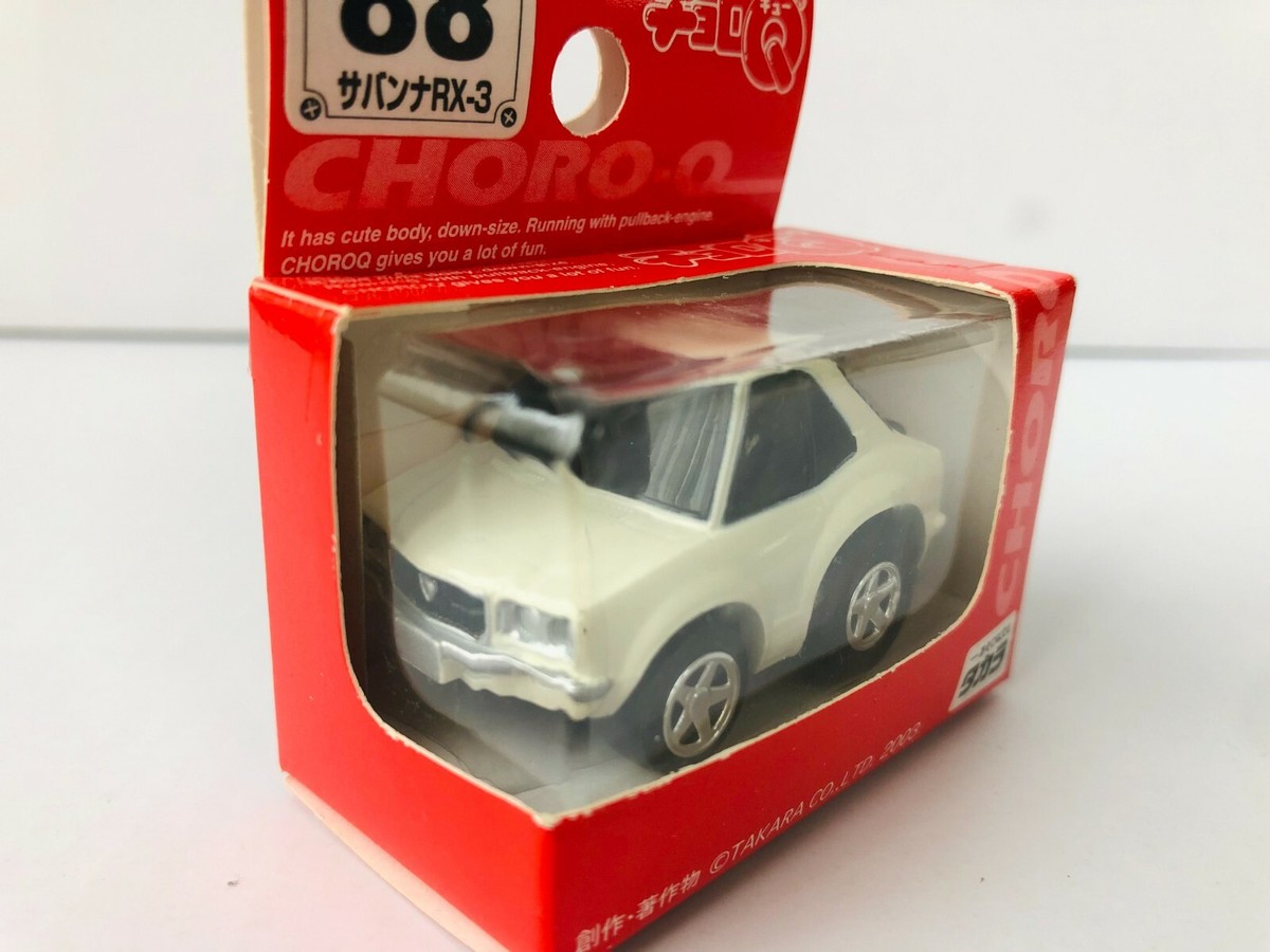 TAKARA Choro #88 Mazda Savanna RX-3 (White) Pullback Car Penny