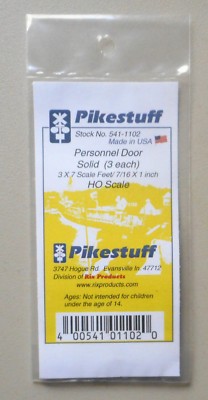 Personnel Solid Entry Door HO 1:87 SCALE LAYOUT DIORAMA PIKESTUFF RIX 1102