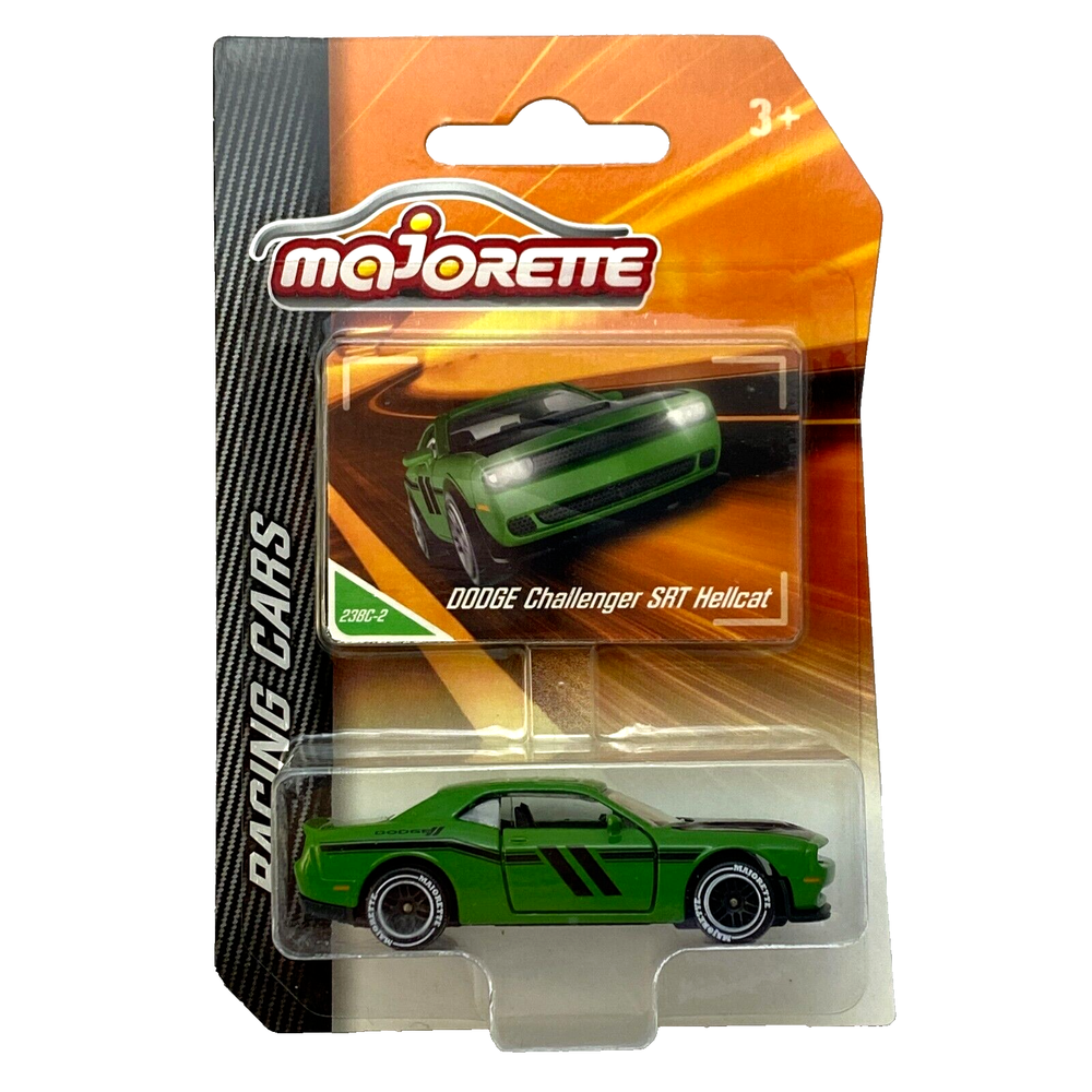 Dodge Challenger SRT Demon Green Majorette Racing Cars 238C 1:64 Toy Car 2019