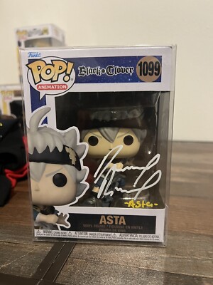 Black Clover: Asta Funko Pop #1099 Autographed by Dallas Reid