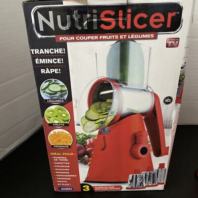 Emson NutriSlicer Countertop Vegetable & Fruit Slicer/Shred/Grates As Seen On TV