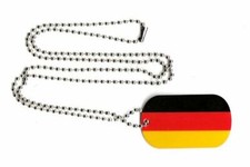 Erkennungsmarke Flagge Fahne Deutschland Dog ...
