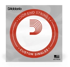 D'Addario .011 Plain Steel Loop End Single String Banjo Mandolin LE011