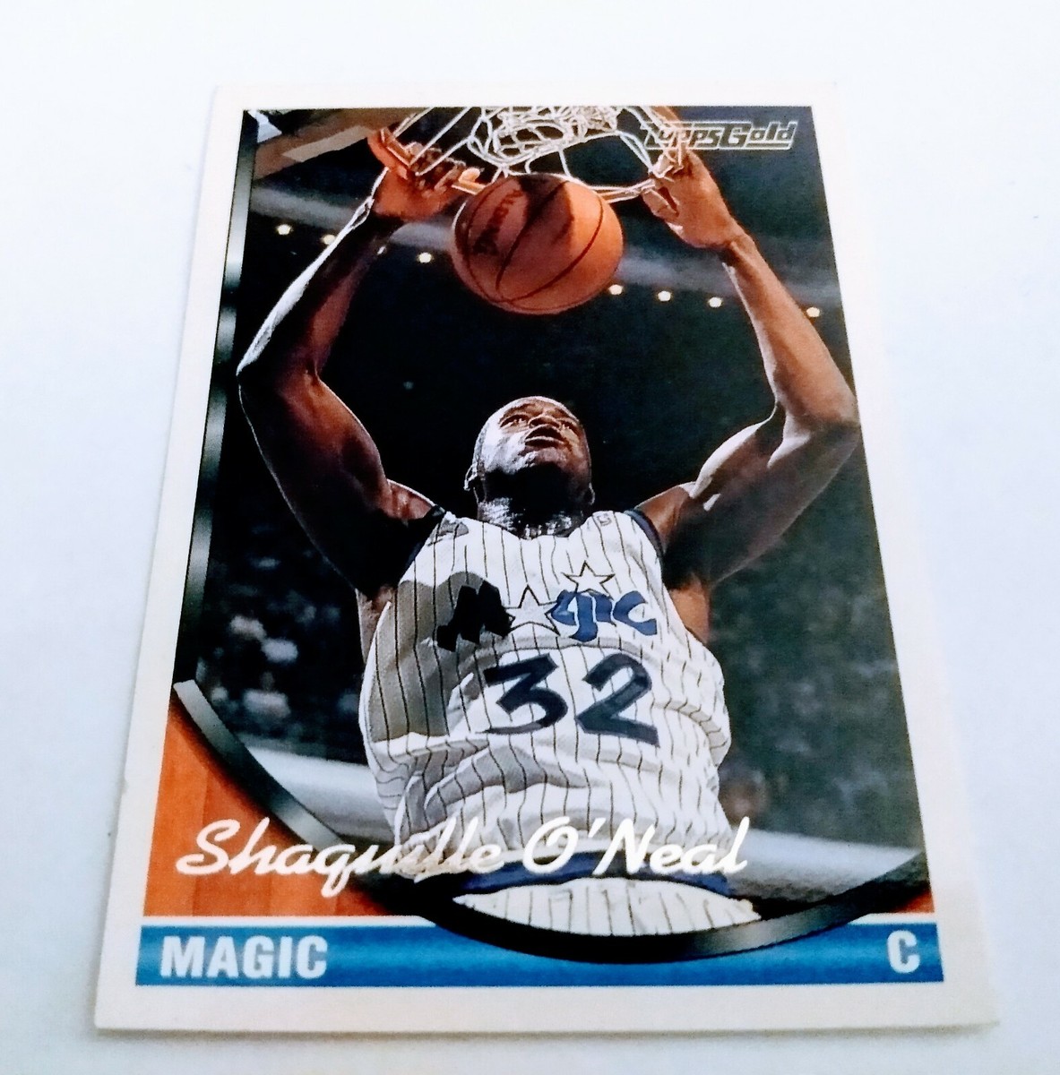 1993-94 Shaquille O'Neal Topps GOLD NBA Basketball Card #181 MINT RARE SHAQ!
