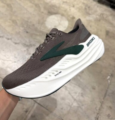 New Brooks Glycerin Max Mens Color Falcon/Green/London Fog