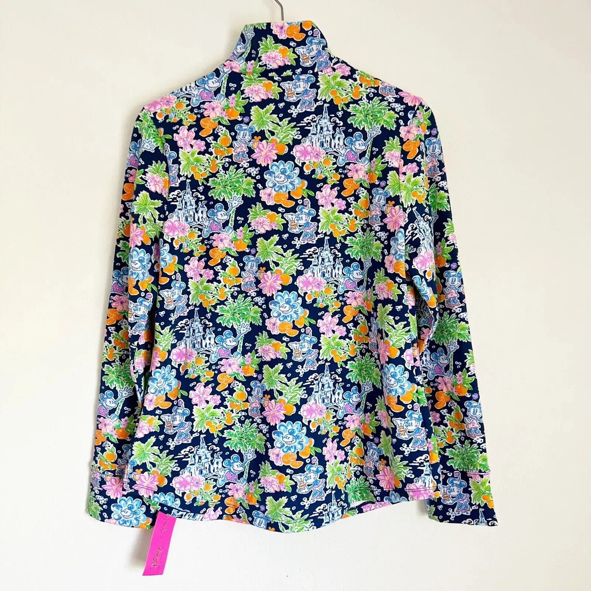 Disney x Lilly Pulitzer Skipper Full Zip Pullover Jacket Top NEW