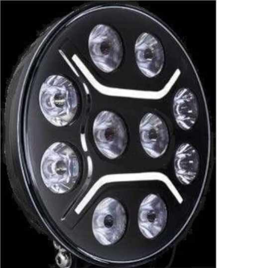 Kit De 6 Projecteurs Rallye 12V Halogène 6000K Blanc Froid, Pour 4x4, SUV Et Tout-Terrain