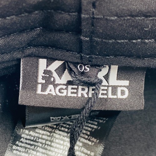 KARL LAGERFELD Women's Multicolored Grey Alpaca Lamb Wool Blend Hat One Size - Picture 7 of 10