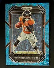 2022 PRIZM NO HUDDLE BLUE DISCO RC MONTRELL WASHINGTON - BEARS#’D/79