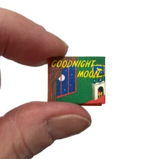 GOODNIGHT MOON 1:12 Scale Miniature Readable Color Illustrated Book