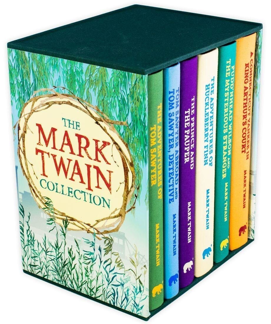 The Mark Twain 6 Books Collection Set - Ages 9-14 - Cloth Bound Hardback