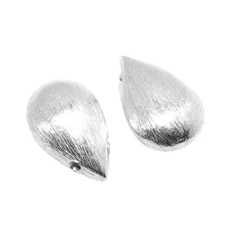 Teardrop Silver Jewelry Making Beads