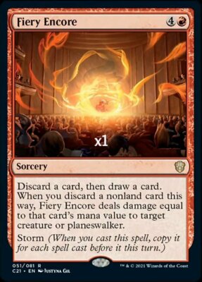 MTG Commander 2021 C21 Fiery Encore MINT