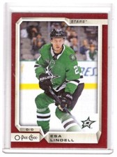 Esa Lindell 2018-19 O-Pee-Chee Red Parallel Card #284