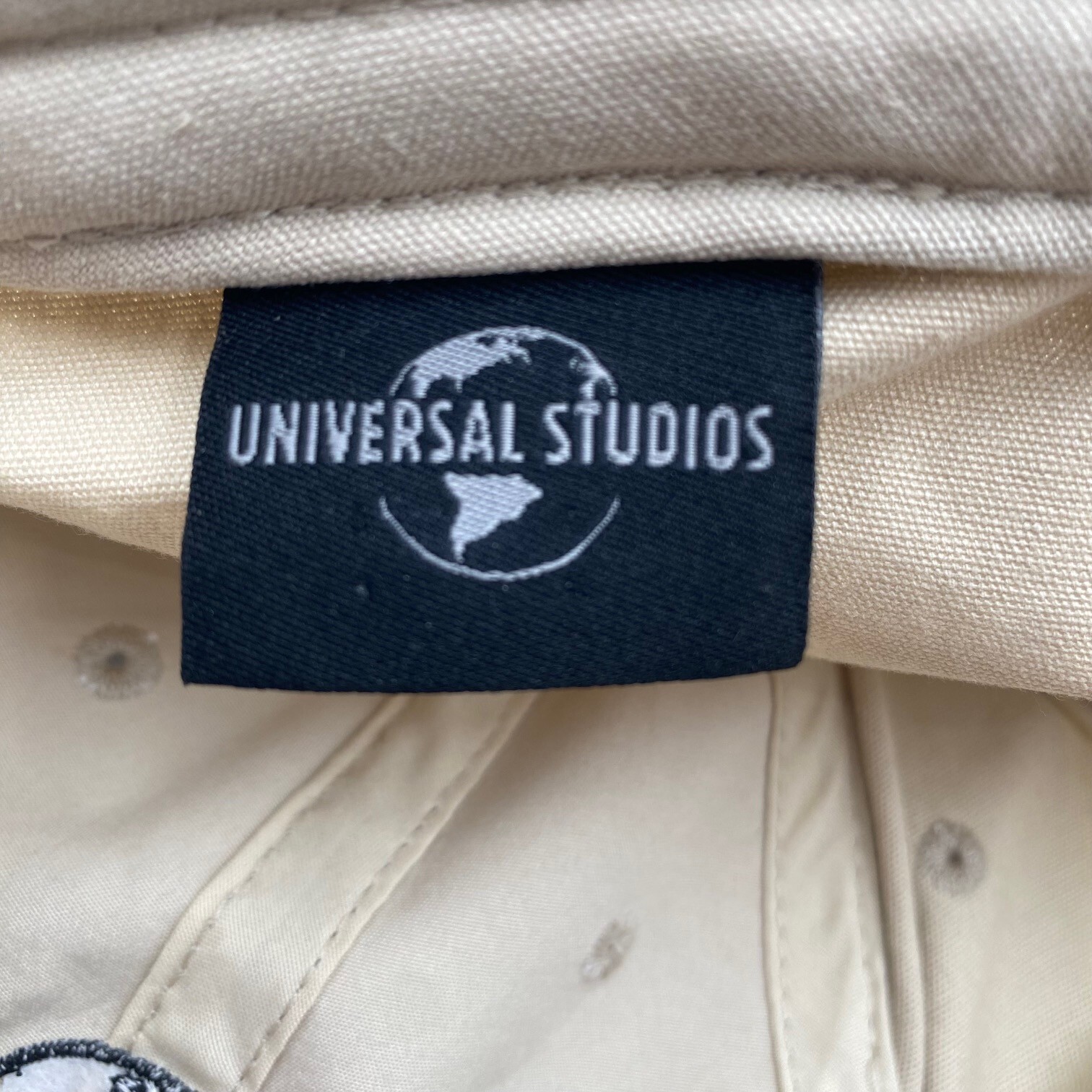 Universal Studios Hat Cap Strapback Tan Black Adj… - image 9