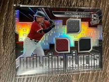 DAULTON VARSHO 2021 Panini Spectra Building Blocks Materials Hyper #67/75