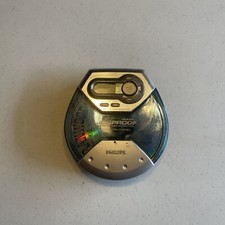 Philips Jogproof Portable CD Player 45 ESP Blue Model AX5111/17 For Parts