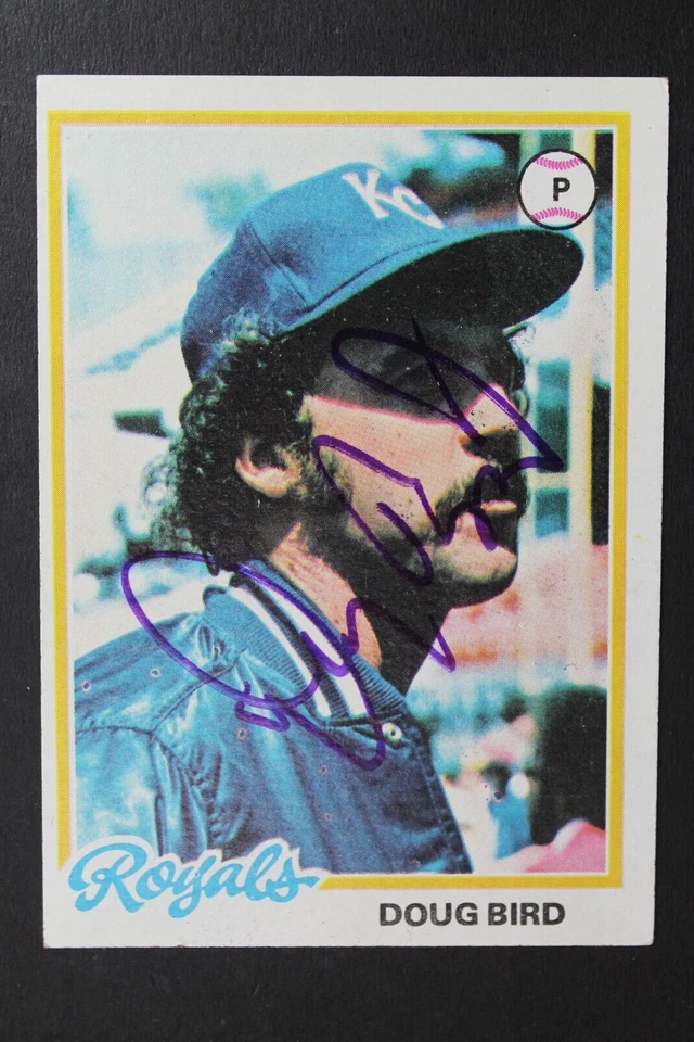 Doug Bird Kansas City Royals Autographed Signed 1978 Topps #183 Card - Image 3 of 4