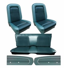 1967 Mustang Coupe Seat Cover Upholstery Door Panel Set - Any Color