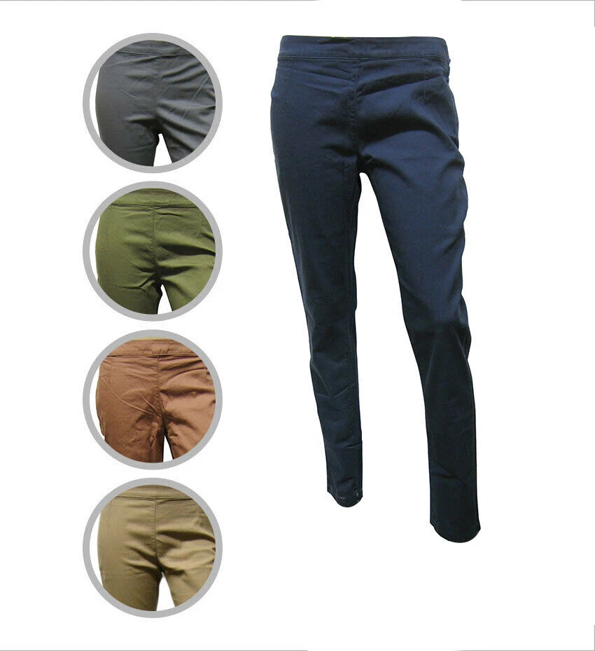 Womens F F Slim Skinny Fit Trousers Soft Cotton Jeggings Size 6 to