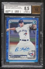 2020 Bowman Chrome Sapphire Edition Prospect Adam Kloffenstein BGS 8.5 Auto 0h28