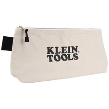 Klein Tools 16 Inch Canvas Zipper Tool Bag Heavy Duty Organizer For Large Tools