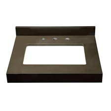 DecoLav Quartz 26" Single Bathroom Vanity Top in Grey