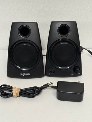 Logitech Z130 2.0 Stereo Computer Speakers Black Wired PC Laptop Desktop Audio