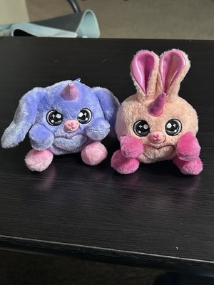 ZURU Rainbocorns Bunnycorn Plush Toy Set. Pink And Purple
