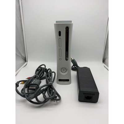 Microsoft Xbox 360 Console White HDMI E73 Red Ring For Parts Repair Bundle 20GB