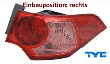TYC 11-6451-31-2 Heckleuchte rechts Rücklicht Hecklicht Rückleuchte für Honda 