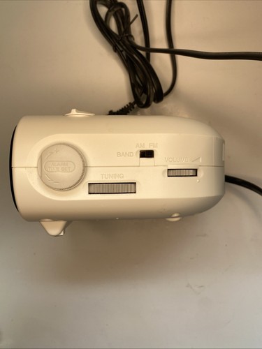 Sony Dream Machine AM/FM Dual Alarm White Clock Radio Model ICF-C318 ...