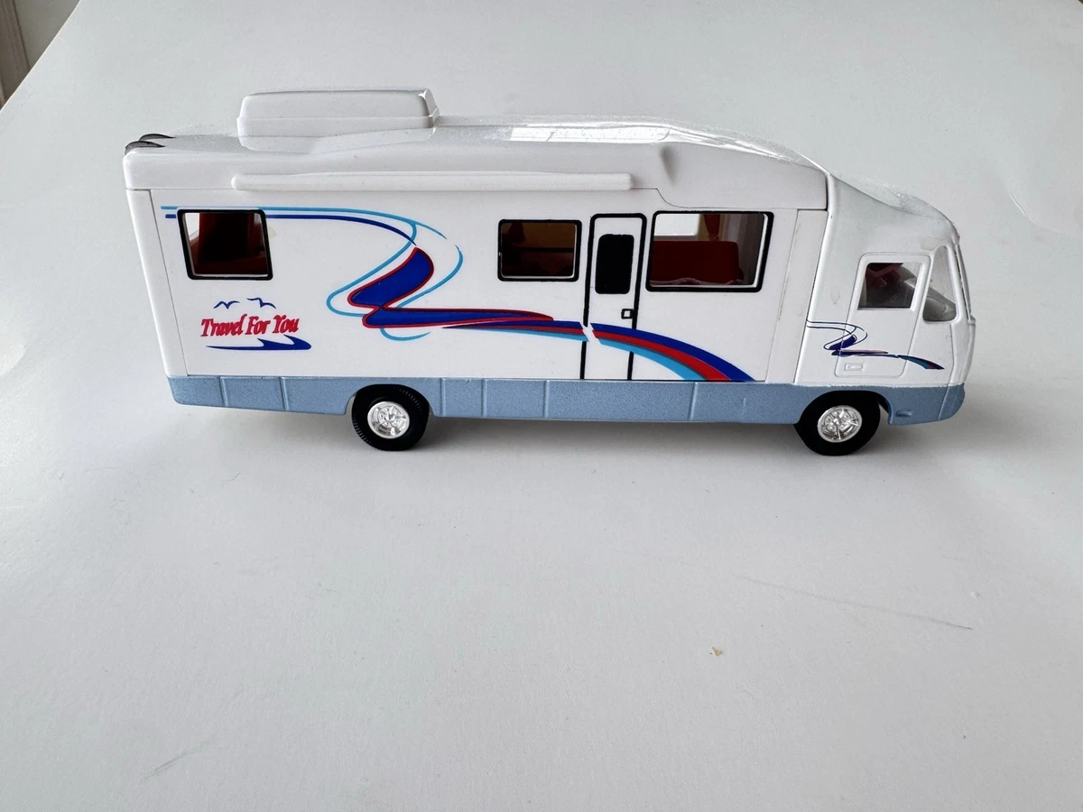 Toyland® 12 cm Pull Back & Go Die Cast Bianco Sprinter Van con porte apri e chiudi - Veicoli giocattolo - Scala 1:48