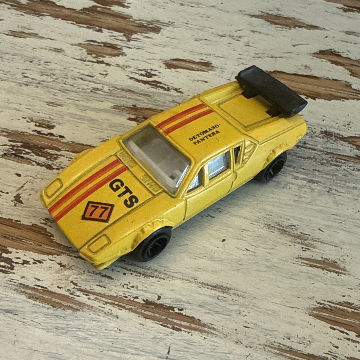 Vintage De Tomaso Pantera GTS Yellow Ja-Ru Toys Die Cast | eBay