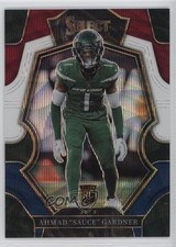 2022 Panini Select Premier Level Tri-Color Prizm 63/199 Ahmad Gardner Sauce 1d0h