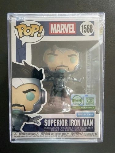 Funko Pop! Marvel Superior Iron Man LE 5000 W/ Hard Stack