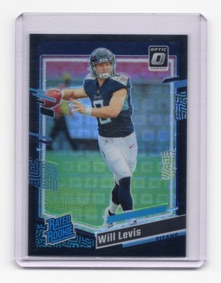 2023 Panini Donruss Optic Football Will Levis Black Pandora /25