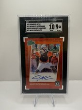 2021 Adley Rutschman Optic Rated Prospects Sig. Red Mojo /99 SGC 9 Auto 10