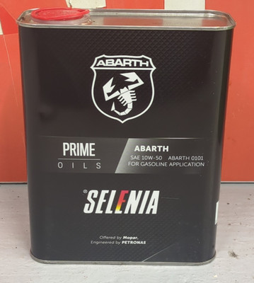 Petronas Selenia ABARTH 10W50, 2 Litre Oil Can / Tin Empty (PET04)