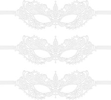 3 Pcs Masquerade Mask for Women Fun Lace Masks