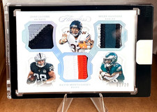 2019 Panini Flawless - Triple Patches Jacobs, Montgomery, Sanders (RC) Silver/20