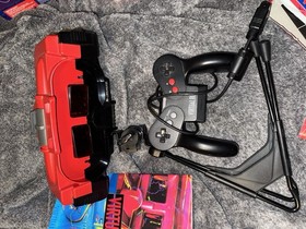 Nintendo Virtual Boy Console Bundle w/ Controller, Power Supply & 8 Games