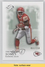 2011 Topps Gridiron Legends Green 51/150 Thomas Jones #106 READ 0w8