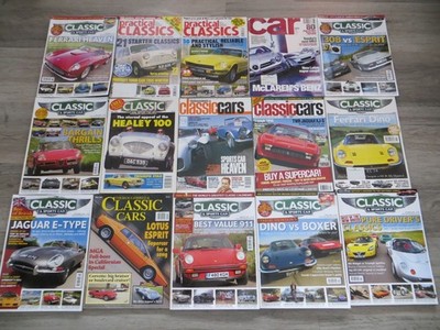 15x Oldtimer Magazin - Classic & Sportscar Practical Classic Thoroughbred Cars