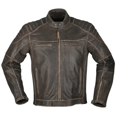 Modeka Vincent Aged Lederjacke Motorradjacke braun mit Thermoweste