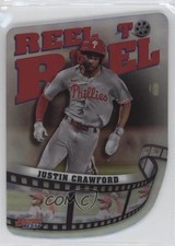 2023 Bowman's Best Reel to Reel Die-Cuts Justin Crawford #RR-23 06p8