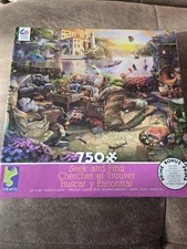 Italian Terrace Seek And Find  750 pc Jigsaw Puzzle 