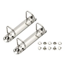 B7 2 Hole Ring Binder Mechanisms, 2 Set 1.18" D Ring Binder Planner, 26mm Silver