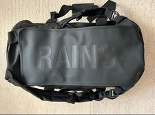 RAINS Texel Duffel Bag Nero come nuovo - Ottimo senza etichetta unisex