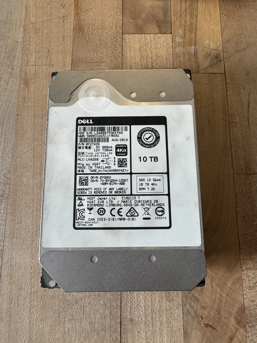 HGST Internal Hard Disk Drives 10 TB Storage Capacity for sale | eBay